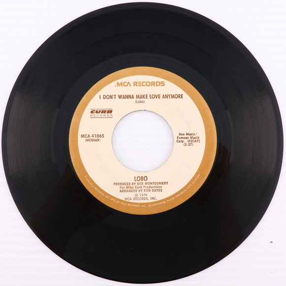 Lobo, Where Were You When I Was Falling In Love/ I Don't 45 rpm 7" Single Record - Picture 4 of 7